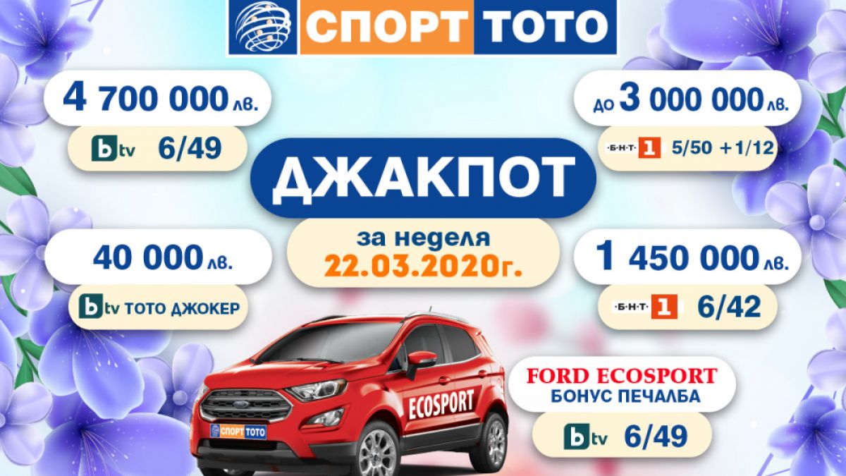 Пролетни милиони от СПОРТ ТОТО