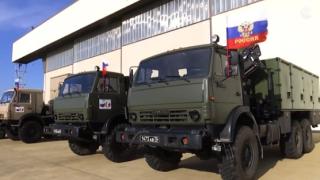 Заснеха на ВИДЕО руската военна колона в Италия 
