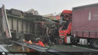 Ето какво се случва на магистрала "Марица" след фаталното верижно меле ВИДЕО
