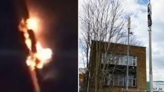 Британците изтрещяха: Масово палят стълбове от 5G мрежата, докарвали им коронавирус