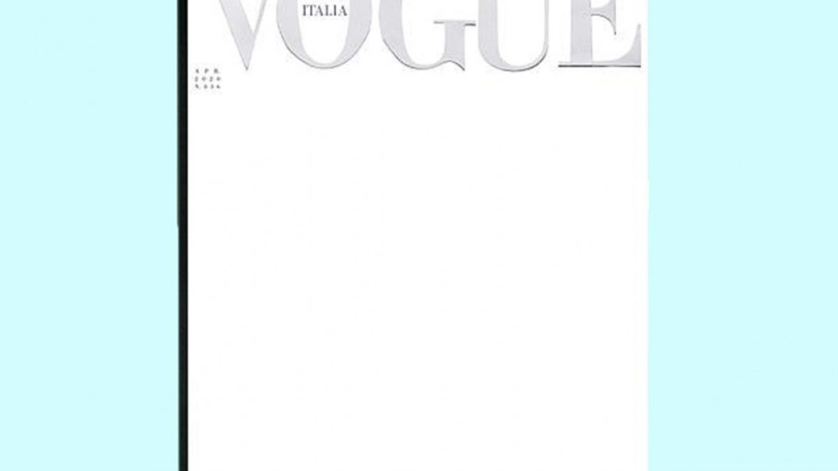 За първи път в историята: Vogue излезе с празна корица