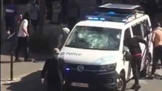 43-ма арестувани в Брюксел при безредици ВИДЕО