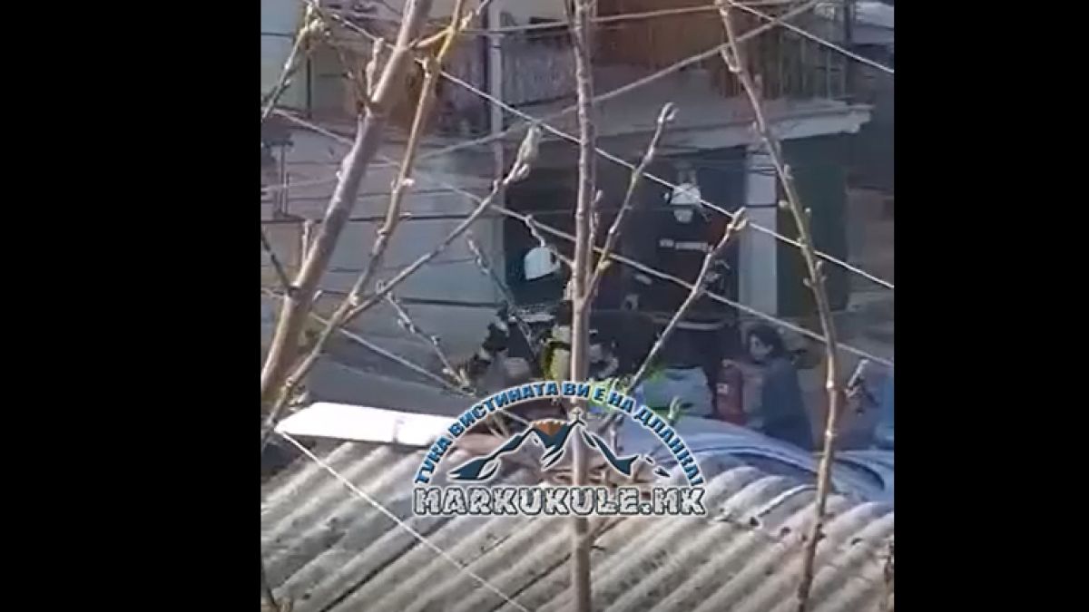Македонец се самозапали в гаража си ВИДЕО