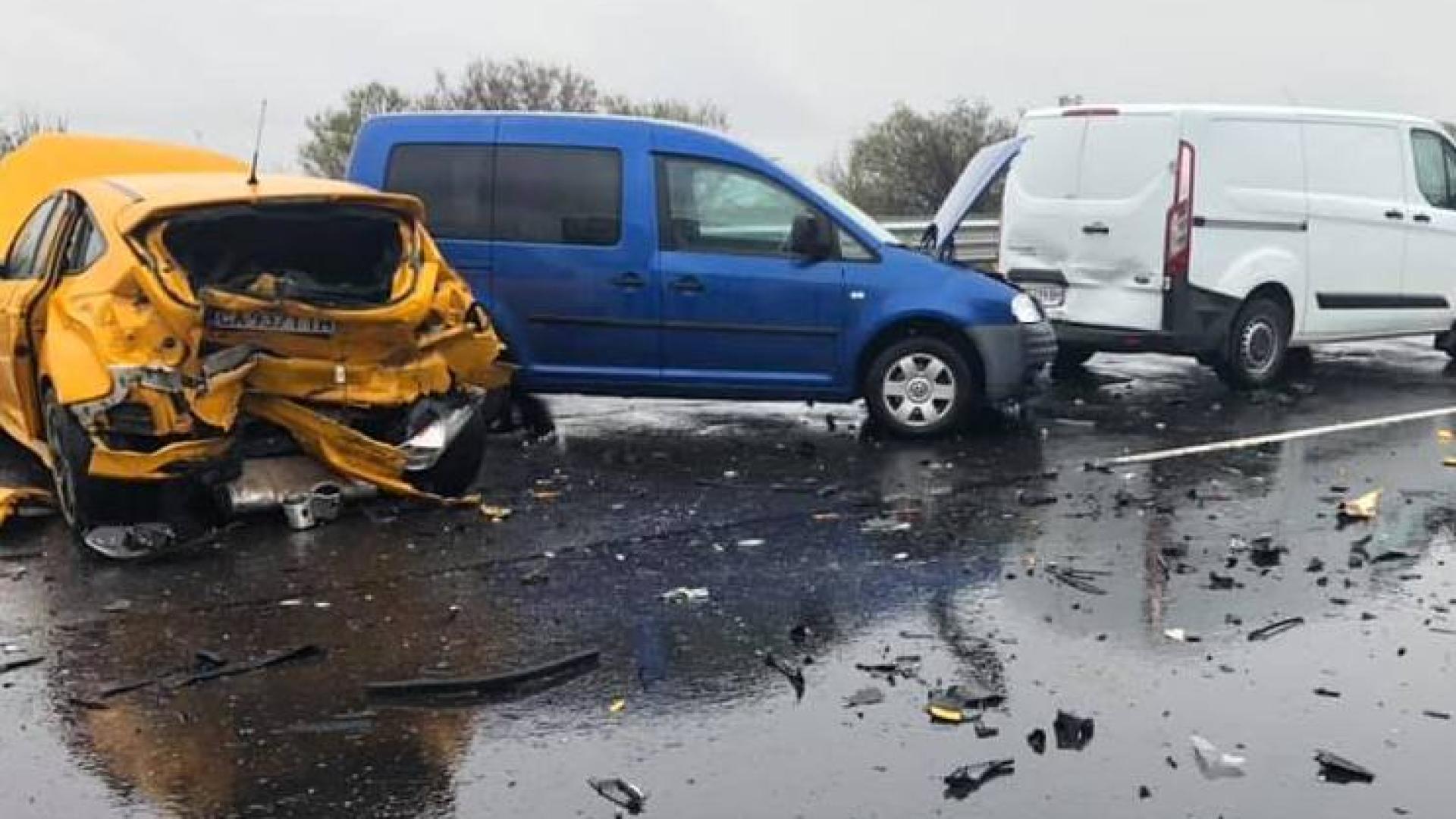 Драма като с Милен Цветков на АМ "Тракия", майка плаче СНИМКИ 