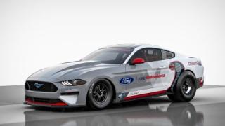 Ford Performance представя изцяло електрическия Mustang Cobra Jet 1400, първият фабричен и напълно електрически прототип на драгстер