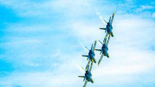 Група за висш пилотаж на ВСС прелетя над Ню Йорк
