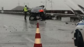 Две страшни катастрофи в рамките на 5 минути затапиха "Тракия" 