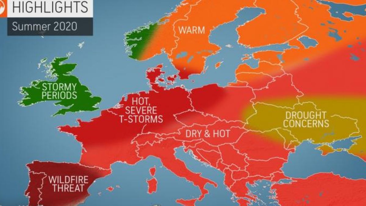 Accuweather обяви какво ще е времето на Балканите това лято ТАБЛИЦИ