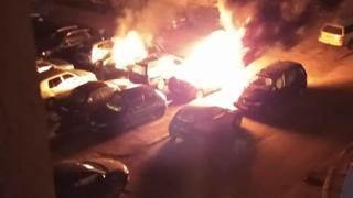 Зрелищни СНИМКИ: Огнена вендета след мощен взрив в жк "Люлин"