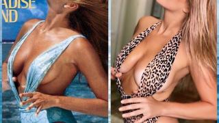 Секси момичета повториха култови СНИМКИ 18+ на моделки по бански