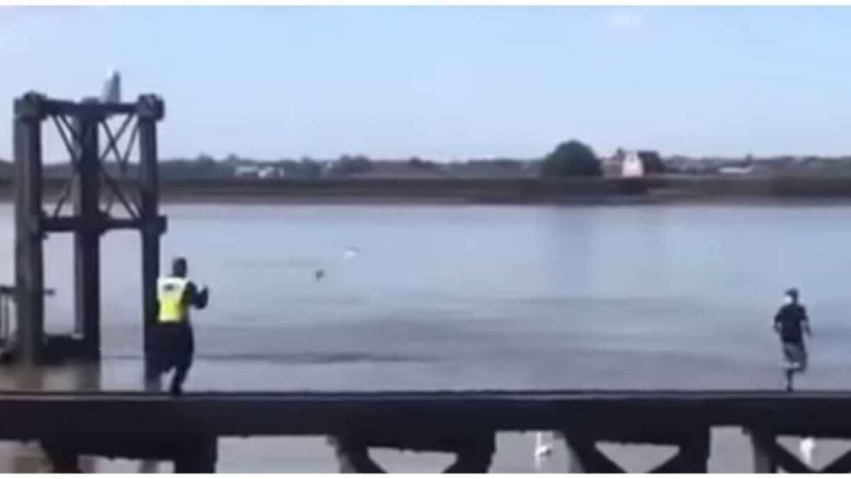 Полицейско преследване приключи с неочакван край ВИДЕО