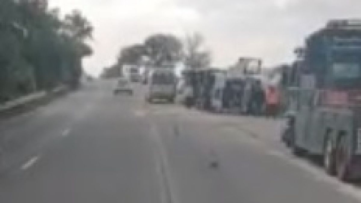 Меле с тир на пътя Калотина-София ВИДЕО
