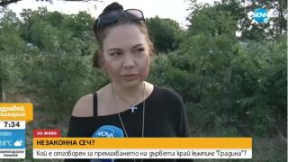 Страховит екшън с наша известна певица на къмпинг "Градина: Удари ме, извади брадва и... ВИДЕО
