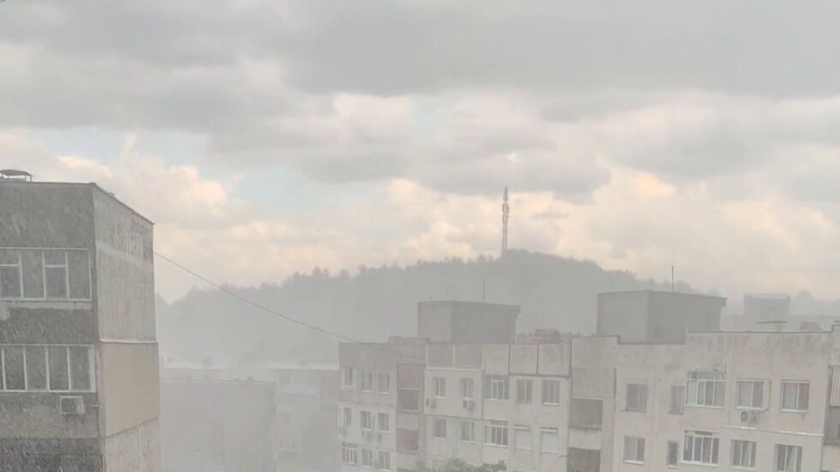 Библейска буря отвя Търговище ВИДЕО
