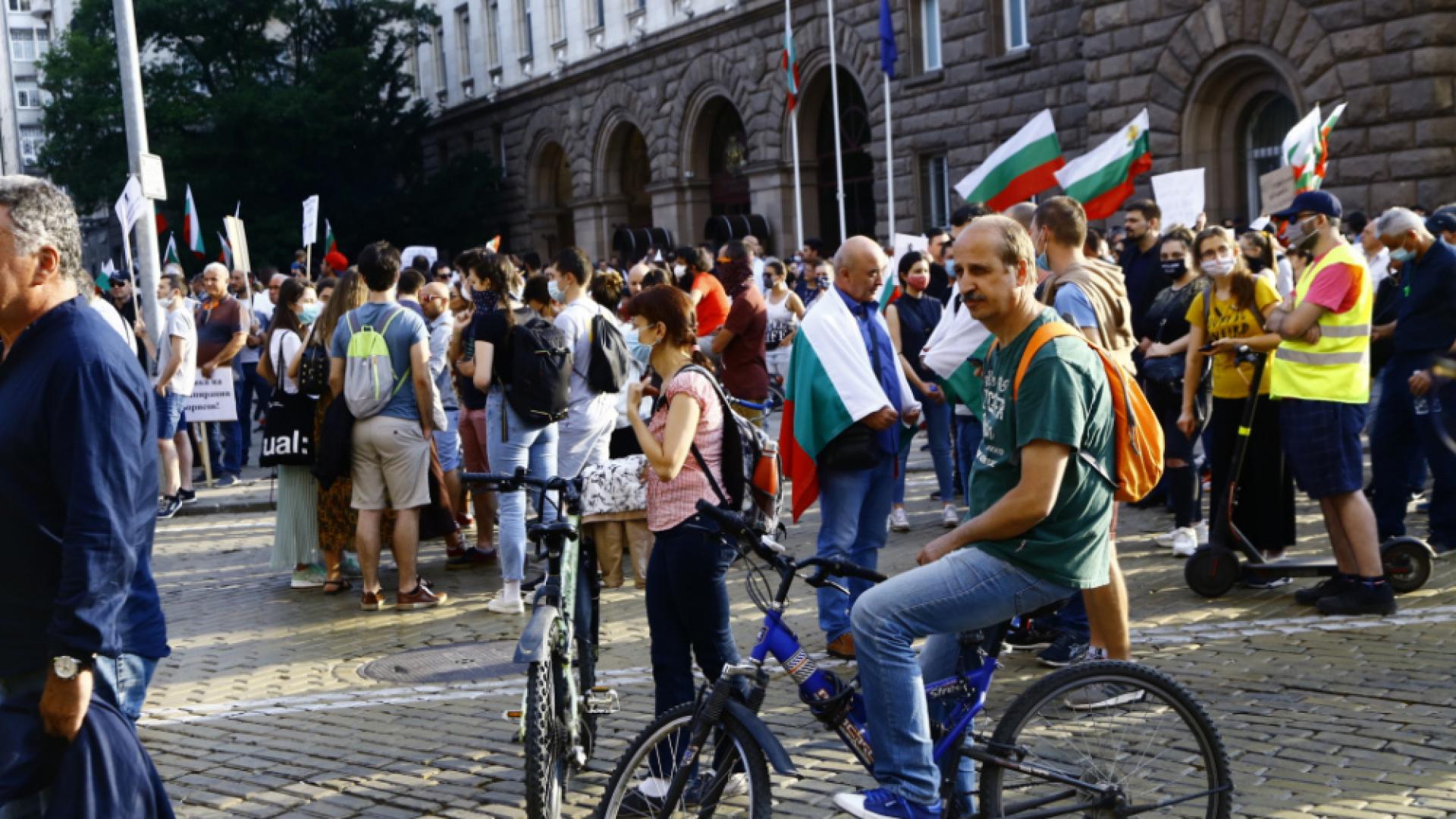 Експресен сондаж показа колко хора участват в протестите