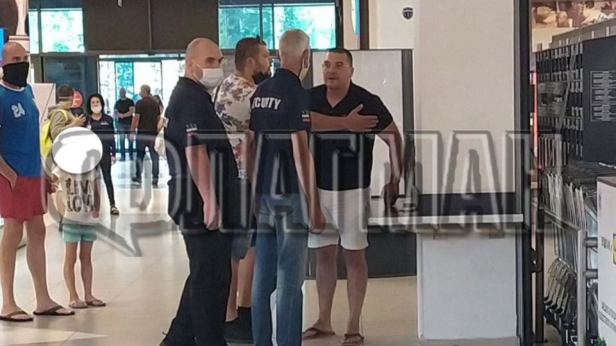 Бесен екшън в мол с бургаска батка с дебела пачка в ръка ВИДЕО 