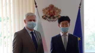 Заместник-министър Бернер се срещна с посланика на Република Корея 