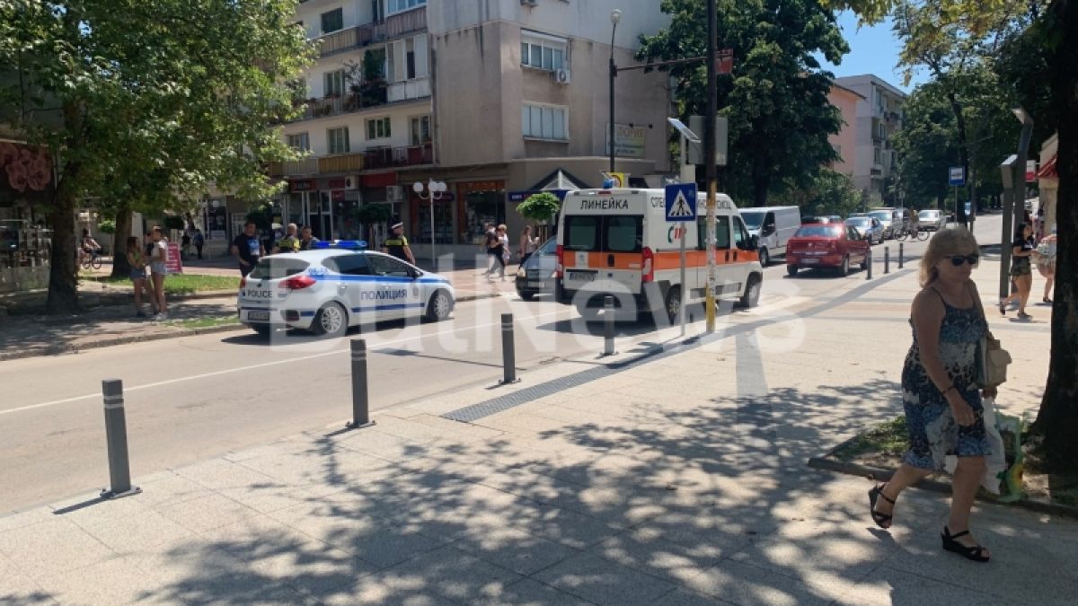 Мерцедес помете момиченце на пешеходна пътека във Враца СНИМКИ 
