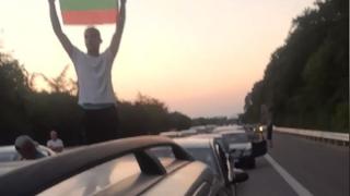 Бременна варненка насмете шепата протестъри, блокирали Аспаруховия мост 