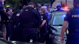 Ето как US полиция разгони протестиращи, блокирали улици 