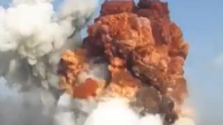 Ново и зловещо ВИДЕО на втория взрив в Бейрут ВИДЕО