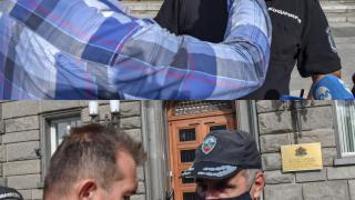 Безумие! Вижте как Гошо Тъпото от БОЕЦ се гаври с български полицай! 