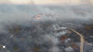 Военни се включват в гасенето на огнения ад в Хасковско