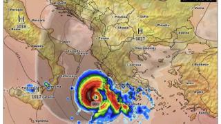 Мощен ураган удря със 150 км/ч Йонийските острови и Пелопонес в четвъртък, очаква се потоп! КАРТА 