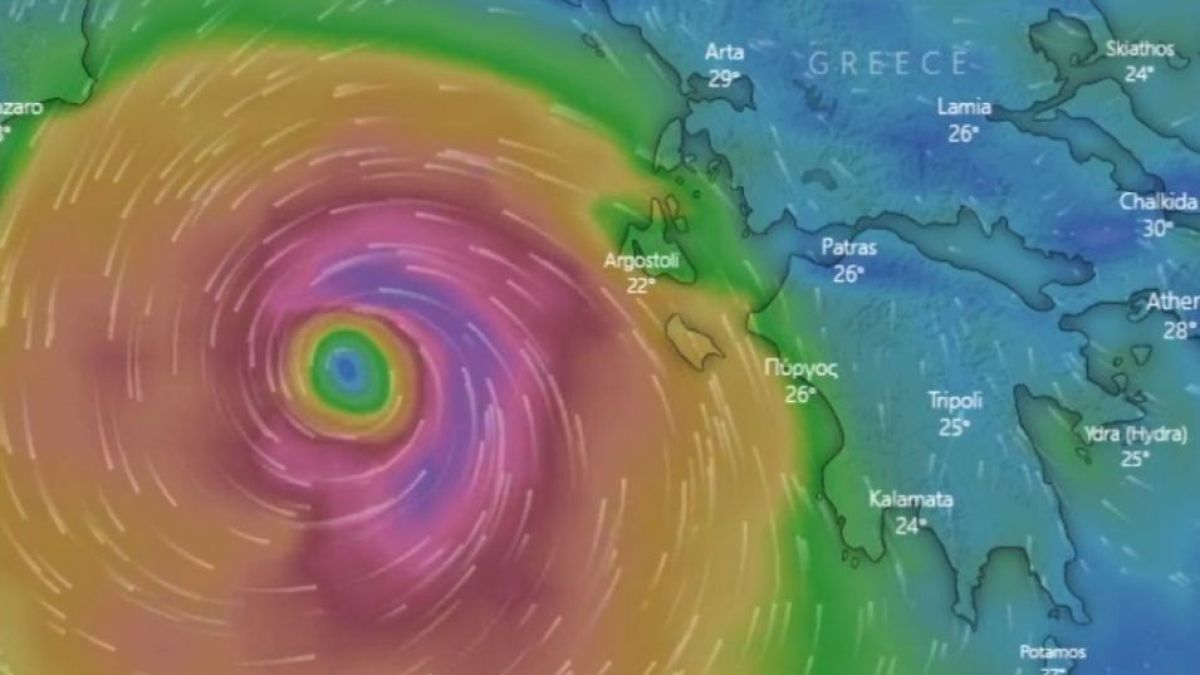 Вижте как чудовището "Янос" помита Гърция ВИДЕО