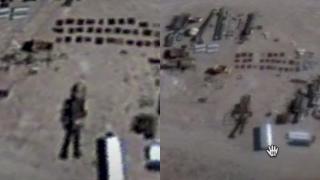 Забелязаха гигантски робот на извънземни в секретната база Зона 51 ВИДЕО