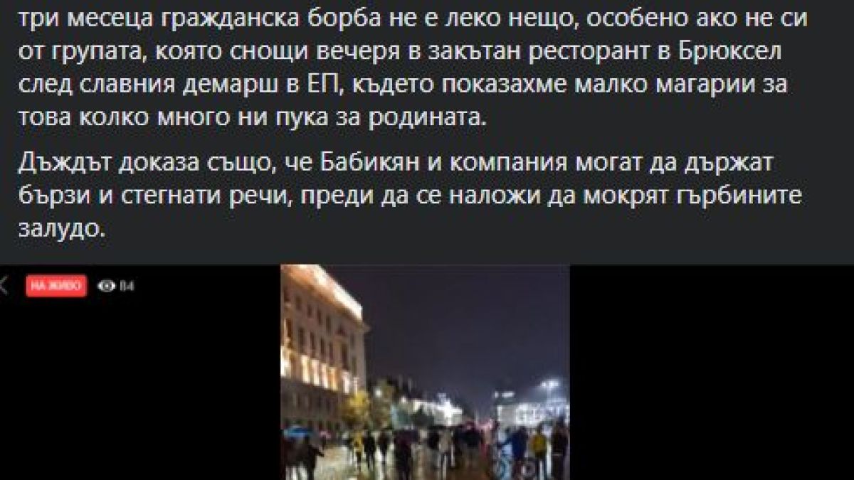 Димчев посочи най-големият враг на протестите