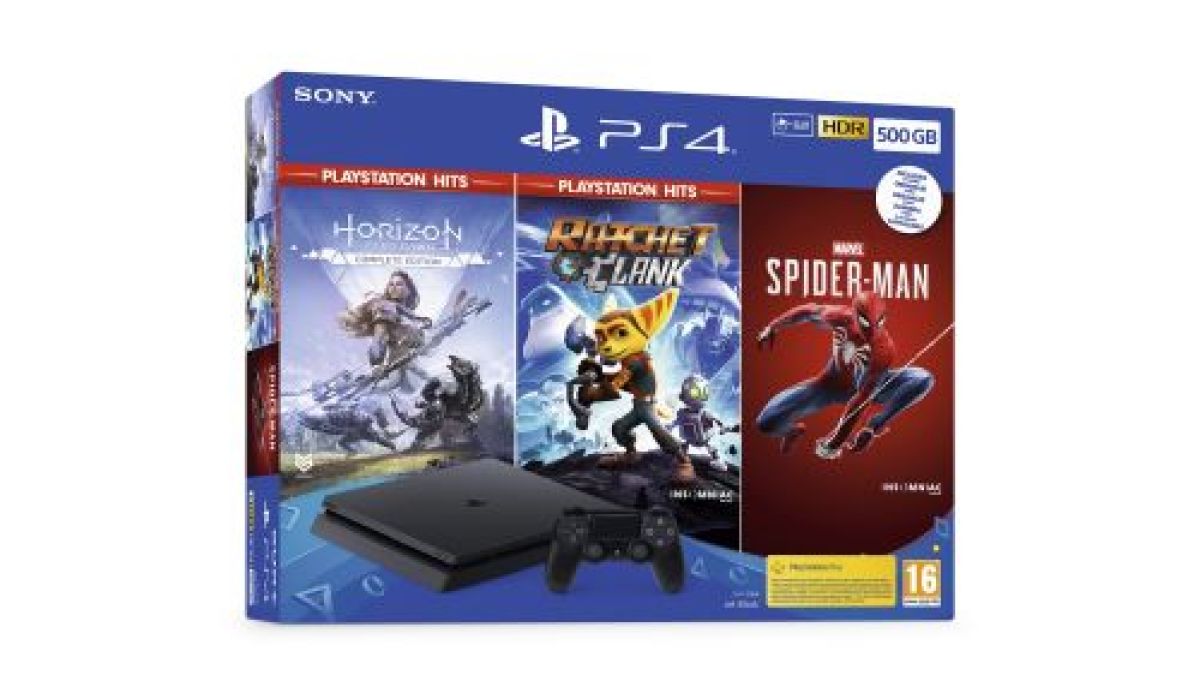 PlayStation®4 Slim в комплект с 3 игри се предлага на страхотна цена от VIVACOM