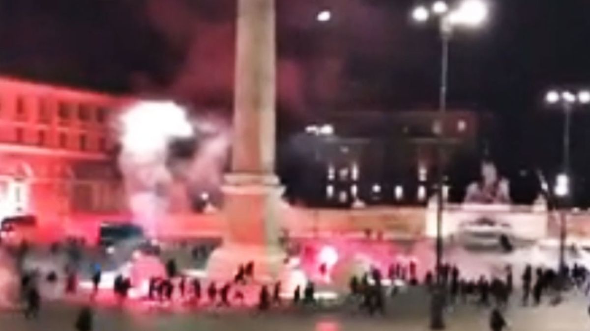 Напрежение и безредици в Рим заради К-19 ВИДЕО