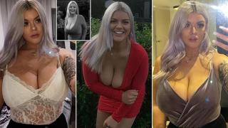 19-годишна с 6-килограмови гърди плаче и търси пари, за да намали бюста си СНИМКИ 18+