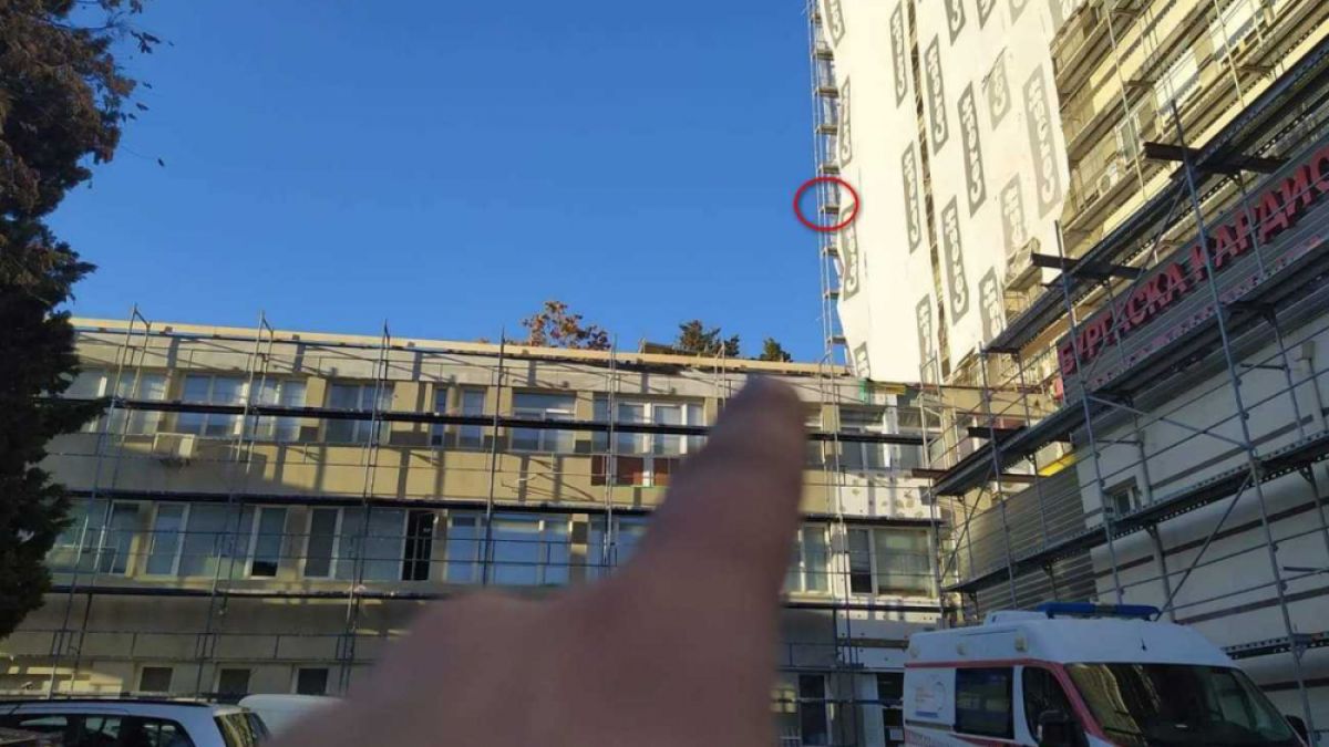 Пациент скочи от 8-ия етаж на болница в Бургас СНИМКИ