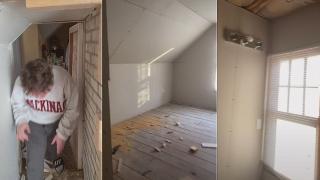 Момиче откри тайна стая без вход и изплаши мрежата