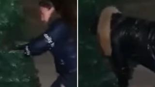 Какви ги вършат? Момичета се навряха под елхата в Роман и вбесиха кмета ВИДЕО