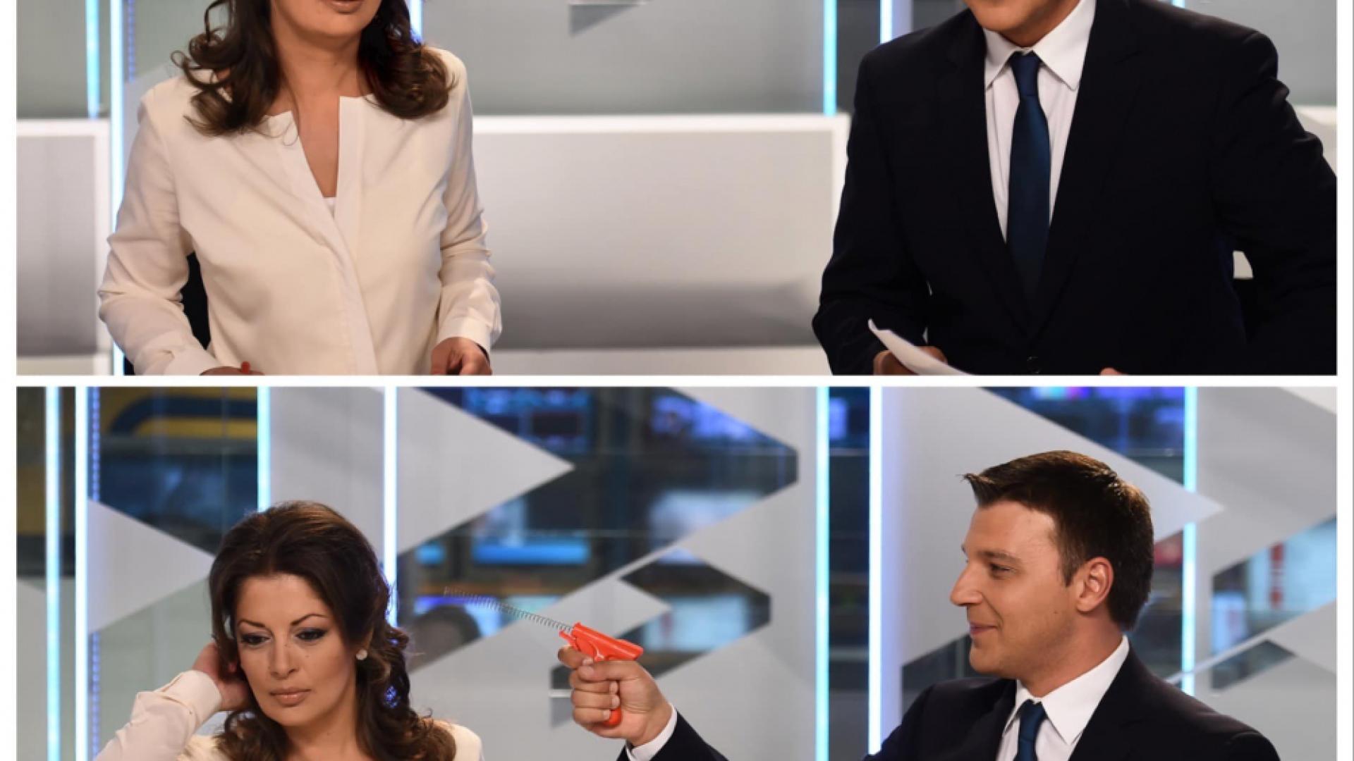 Водещ от Нова телевизия изби рибата със скандална СНИМКА на известна колежка зад кадър