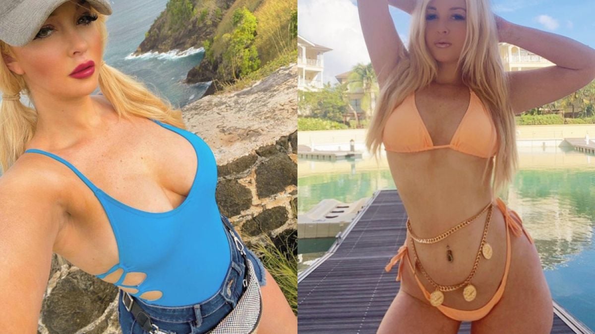 Горещо! Красива диджейка се показа само по гирлянда СНИМКИ 18+