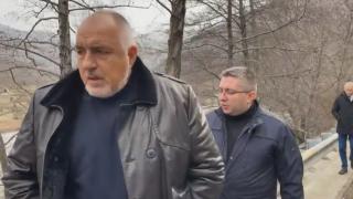 Борисов инспектира възстановяването на моста над река Блатска край Хаджидимово ВИДЕО
