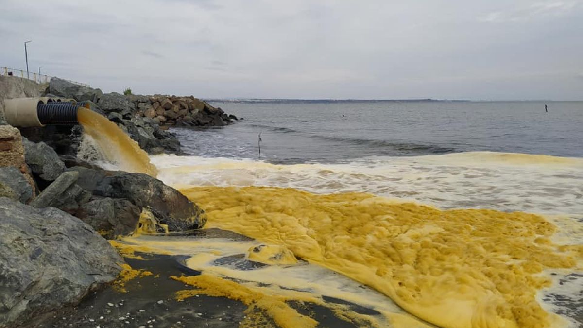 Бургазлии в ужас от това, което се излива в морето СНИМКА