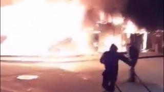 Първи подробности за огромния пожар в Приморско СНИМКИ