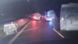 Първи подробности за адската катастрофа с ТИР и биволи на АМ "Струма"