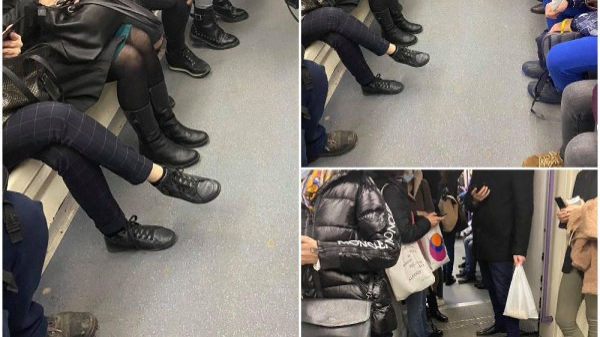 Дистанция? В софийското метро е пълна лудост СНИМКИ