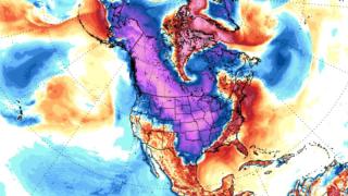 Полярен вихър сковава Европа, Северна Америка и Азия 