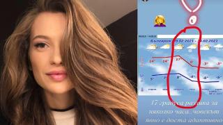 Синоптичката Никол Станкулова пусна СТОРИ и предупреди за рязко...