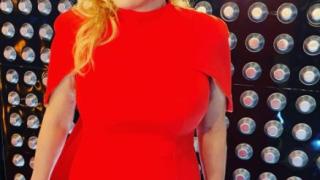 Неузнаваема: Ребел Уилсън събра погледите с тоалет като на Меган Маркъл СНИМКИ 