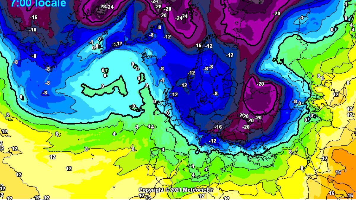 Meteo Balkans: Скандинавски антициклон носи сибирски студ у нас, иде апогеят на зима 2020/2021 КАРТИ
