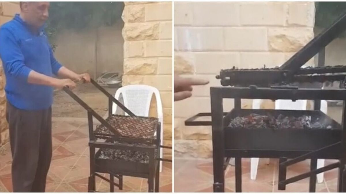 Инженер изуми всички с нов модел барбекю ВИДЕО