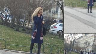 Домашен арест ли? Сгащиха Иванчева на разходка в центъра на София СНИМКИ